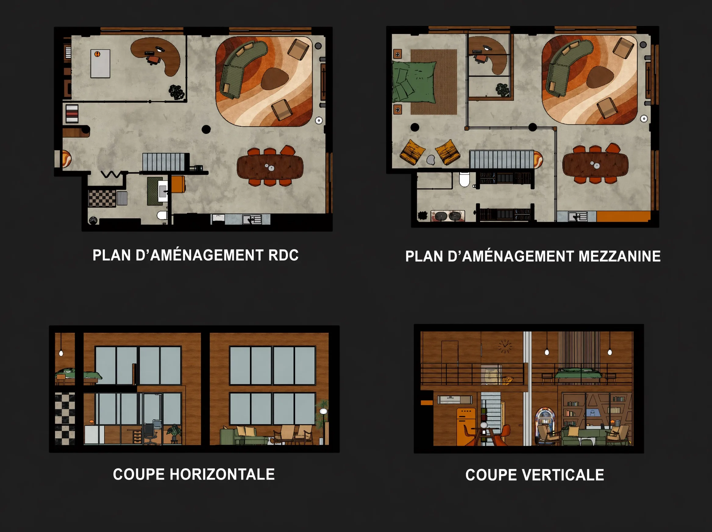 Plans du loft HOMOMA