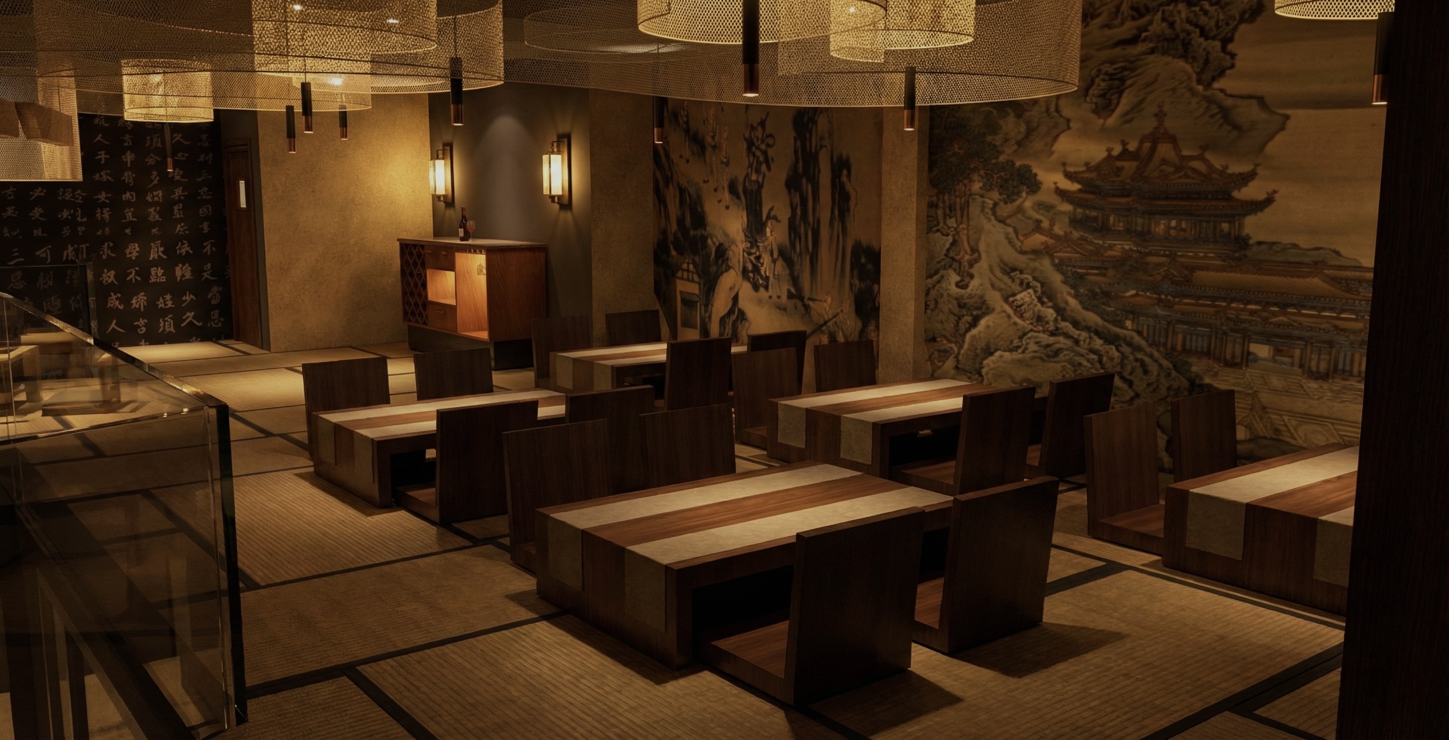 Salon et tables basses du projet PALOMAKI