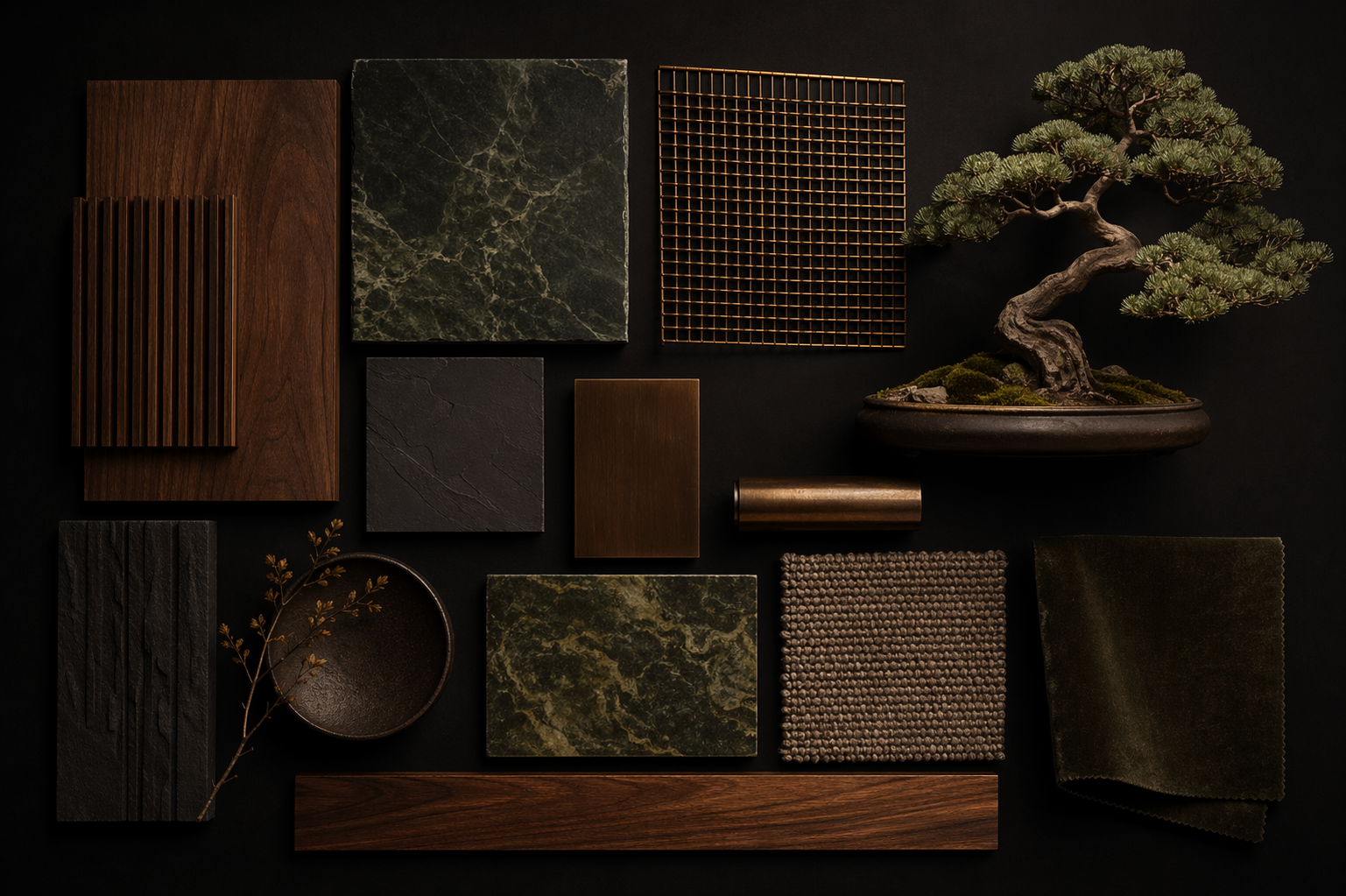 Planche matériaux du projet PALOMAKI